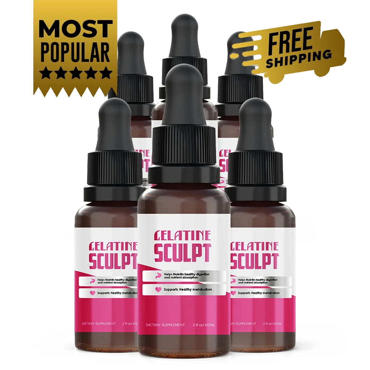 6-bottle Gelatine Sculpt bundle